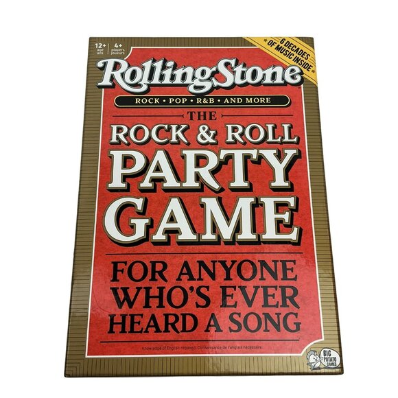 Rolling Stone Other - Rolling Stone Rock & Roll Party Game For Music Lovers Ages 12+ Featuring Buzzer